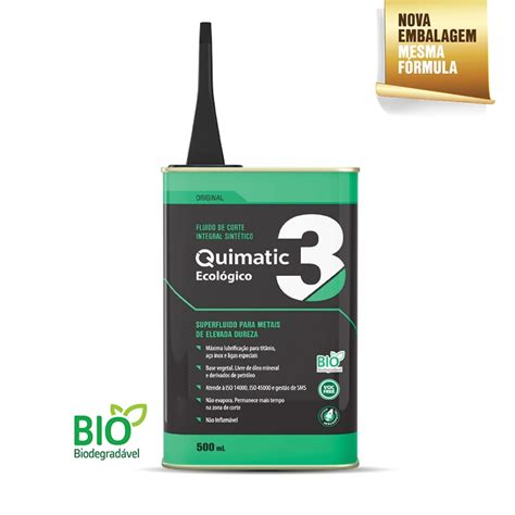 QUIMATIC 3 SUPER FLUIDO Para Metais De Elevada Dureza Quimatic Tapmatic