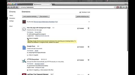 Chrome New Tab Extension Youtube