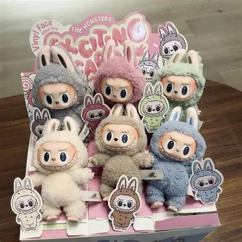 Hot Labubu The Monsters Blind Box Toys Cardiac Macarone Mysterious Surprise Box Guess Bag Figure