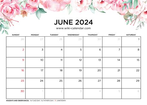 Free Editable June 2024 Calendar Calendar 2024 Printable Calendar 2024