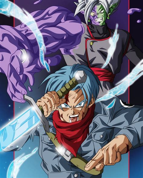 Trunks Vs Zamasu In 2021 Dragon Ball Artwork Dragon Ball Super