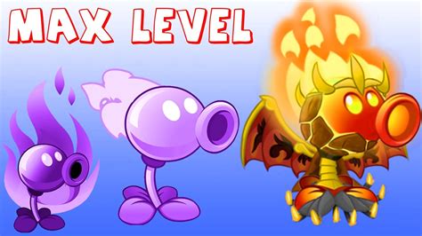 Plants Vs Zombies Fire Peashooter Max Level Power Up Vs Gargantuar