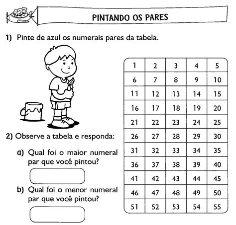 Atividades Números Pares E Ímpares 4 Ano - Atividades Números Pares E ímpares 4 Ano - ZULEDU