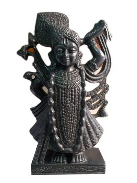 Hindu Tirupati Balaji Black Marble Statue For Worship At Rs In