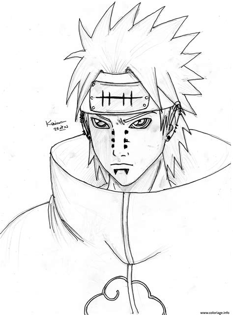 Coloriage Manga Naruto 120 Dessin