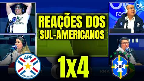 REAÇÕES SUL AMERICANAS à GOLEADA DO BRASIL SOBRE O PARAGUAI PARAGUAI