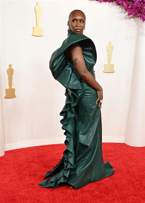 Cynthia Erivo Wore a Very Elphaba-Coded Manicure to the 2024 Oscars