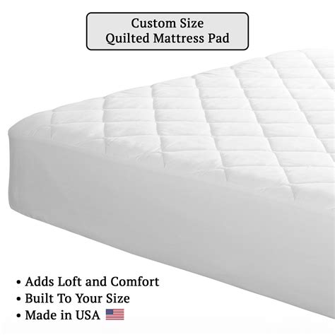 Custom Size Quilted Mattress Pad Custom Mattress Makers