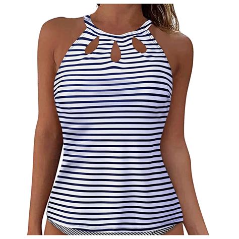 Caivo Women Lace Up Swimwear Tops Underwire Full Coverage Bikini Top Push Up Swim Crop Top Tie