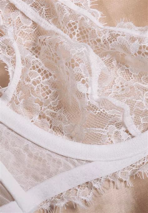 Buy Dear Eve Lingerie Pluma White Lace Underwire Bra 2024 Online ZALORA Singapore