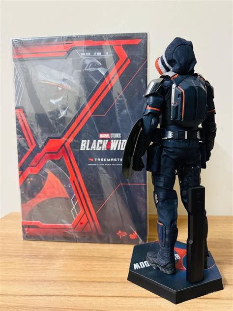 Original Hot Toys MMS602 1 6th Scale Collectible Figure Marvel Taskmaster Black Widow Movie