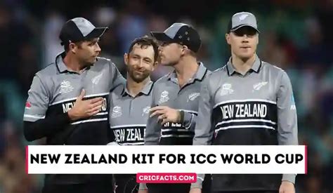 New Zealand Kit For Icc World Cup