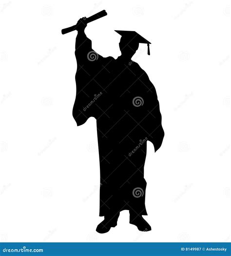 Graduate Silhouette Stock Illustrations – 7,126 Graduate Silhouette ...