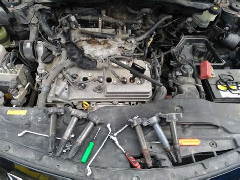 Замена свечей на камри