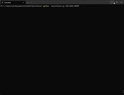 sploitscan pypi