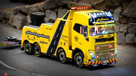 Mega Rc Trucks Volvo Scania Man Benz At Modell Leben Fair Erfurt 2023 Youtube