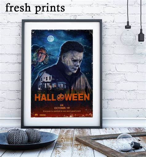 HALLOWEEN 2018 MOVIE POSTER | Etsy