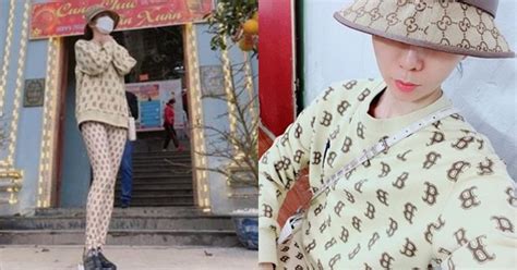 Lệ Quyên gây tranh cãi vì diện quần nude như truổng cời đi chùa đầu năm