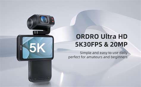 Ordro M K Video Camera Camcorder Wifi Ir Night Vision Handheld