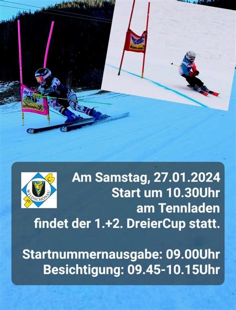 Einladung zum 1 2 DreierCup Clubmeisterschaft SCW Wildschönau