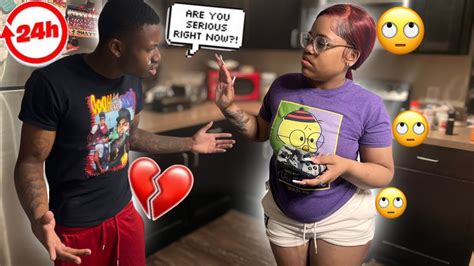 Ignoring My Boyfriend For 24 Hours Prank 💔 He Cried🥹 Youtube