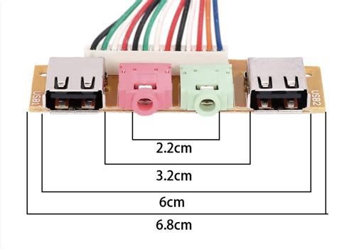 Передняя панель ПК для USB микрофона и наушников