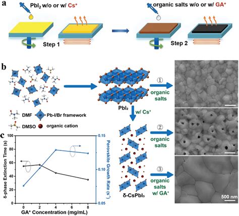 Mixedperovskite Crystallization During Twostep Spinning A