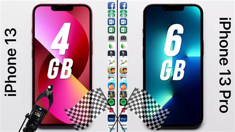 iPhone 13 свели в битве с iPhone 13 Pro. Даёт ли больший объём ОЗУ ...