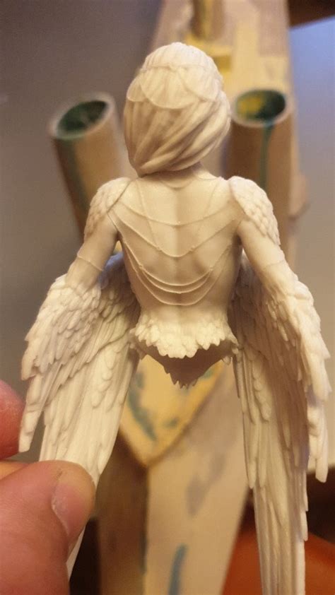 Female Angel Nude Resin Bust Model Unpainted Miniature Adult Etsy