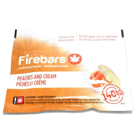 Fire Bars- Peaches And Cream (140 MG THC) - BMWO