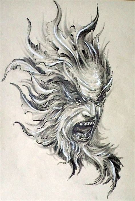 evil demon drawings  paintingvalleycom explore collection  evil