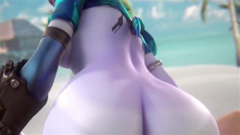 Widowmaker Loves Riding On Big Cock Cartoon Porn