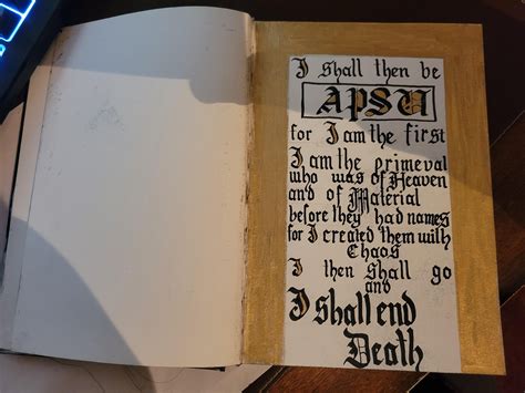 I play a cleric of Apsu and one of the other party members made me a