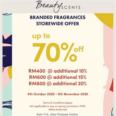 Beauty Scents Special Sale Up To Off At Johor Premium Outlets