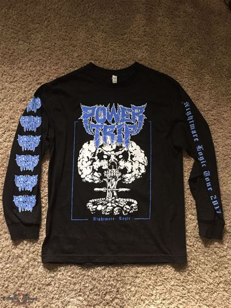 Power Trip Nightmare Logic 2017 Tour Longsleeve In 2025 Cool Shirt