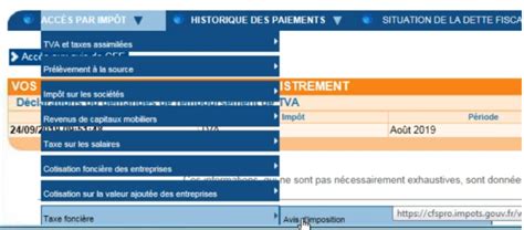 Vos Avis De Taxes Foncières Sont Disponibles Sur Votre Espace Pro