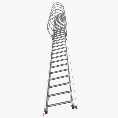 Fire Escape Dropdown Ladder 3D Model $19 - .3ds .blend .c4d .fbx .max