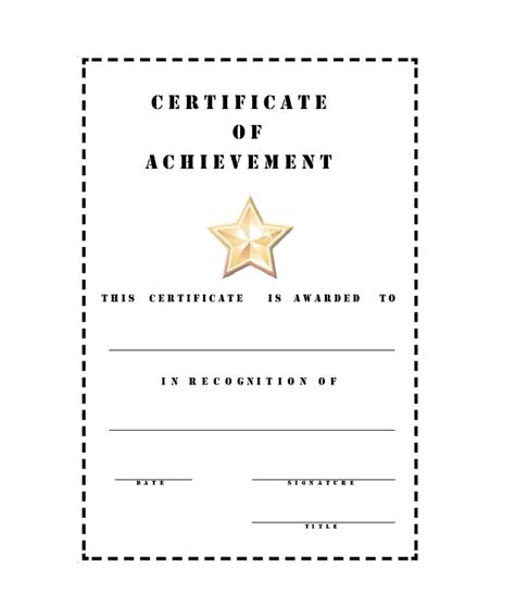 great certificate  achievement templates  templatearchive