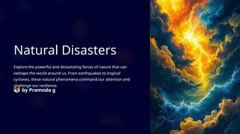 Natural Disasters Earthquake Andtsunami Ppt