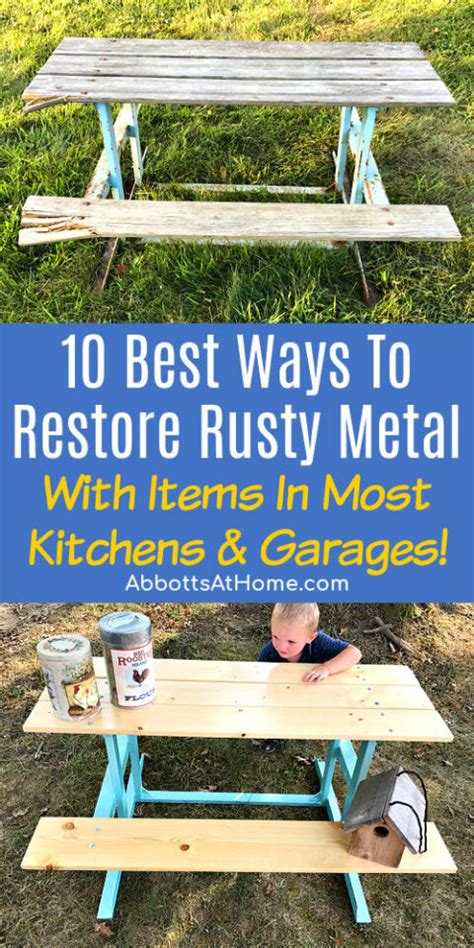 10 Best Ways To Remove Rust From Metal Furniture With EASY Steps