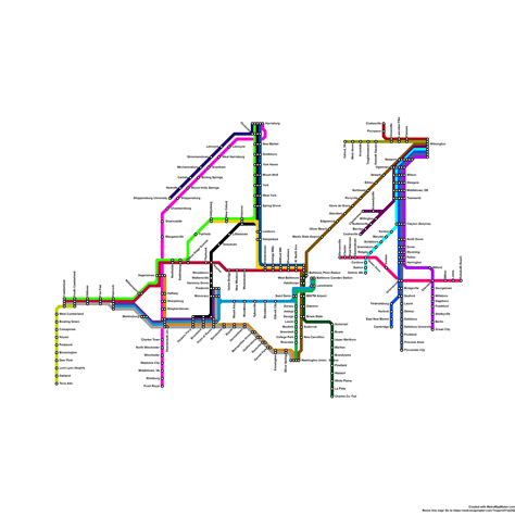 Over the last few days, I made a map of what commuter rail could look