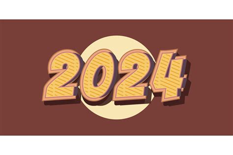 Happy New Year 2024 in Vintage Style Graphic by weiskandasihite
