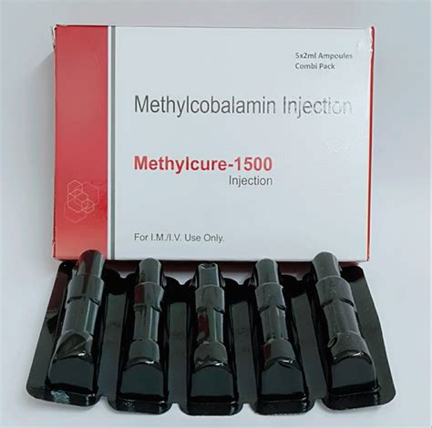 Methylcobalamine 1500 Mcg Inj At Rs 55 Piece Vitamin B12 Injection In