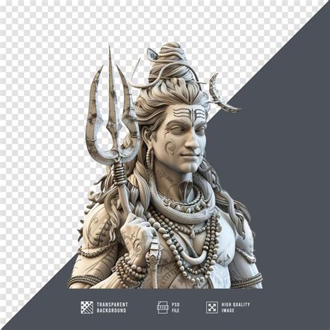God Shiva Without Background Hd Quality Premium Ai Generated Psd