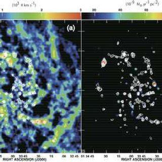 Total Integrated Intensity Map Of 12 CO J 10 Emission Contours