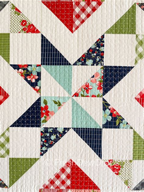 Digital Pdf Pattern Star Cross Quilt Pattern Charm Pack Etsy