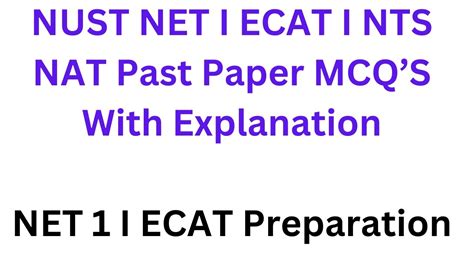 NUST Entry Test Preparation I UET ECAT 2024 Preparation I NTS NAT Test