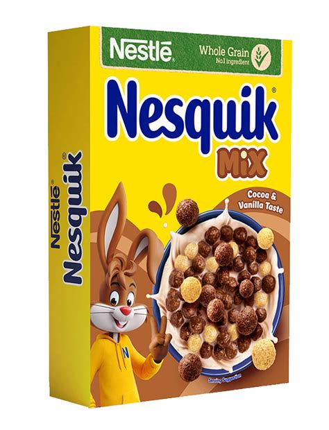 Nesquik Mix Chocolate and Vanilla Cereal Nestlé Cereals