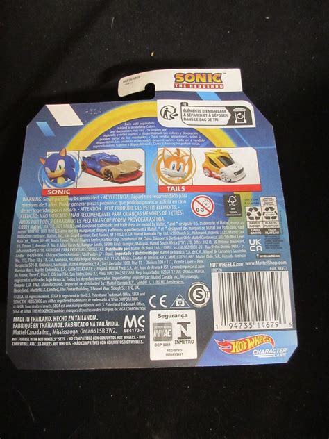 Mavin Hot Wheels Character Cars Sonic The Hedgehog Tails Near Mint