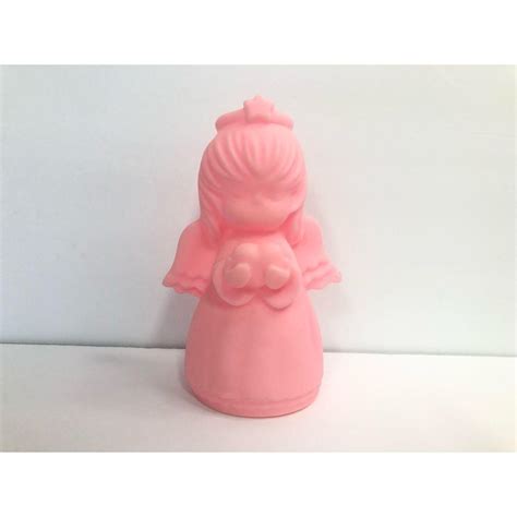 Pink Night Light Angel Holding Heart Vinyl Battery Depop